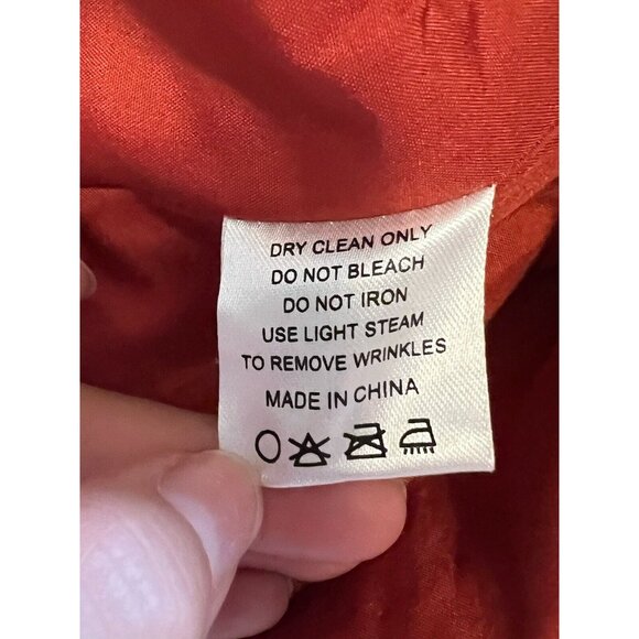 Azazie Eren ? Bronzer Satin Mermaid Full Length Dress Custom Size A16 Rust Read - Picture 9 of 11